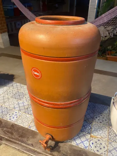 Filtro de Barro Salus Original - Completo - Vela Nova - Vintage Premium
