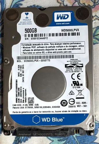 HD EXTERNO 500 GB