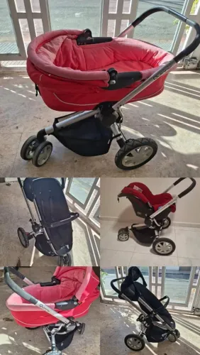 Carrinho de bebe QUINNY 3 em 1 Seminovo