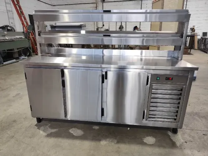Equipamento refrigerado inox para cozinha profissional SS