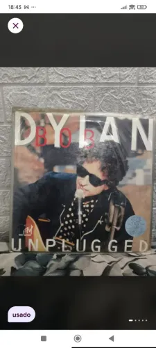 Laserdisc Bob Dylan MTV unplugged excelente para colecionadores 