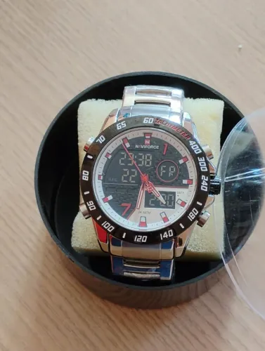 Relógio Naviforce Original Masculino - Aço Inox, À Prova D?Água (ENTREGA GRÁTIS)