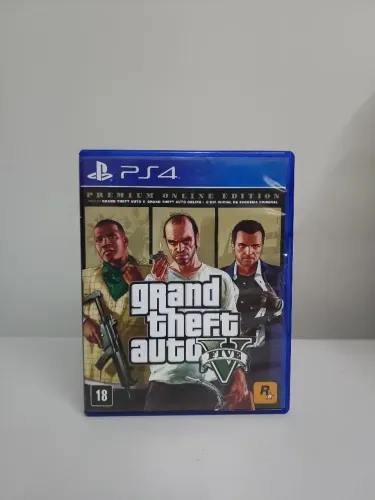 Jogo GTA V PS4 - Com Mapa | Original - Perfeito Estado