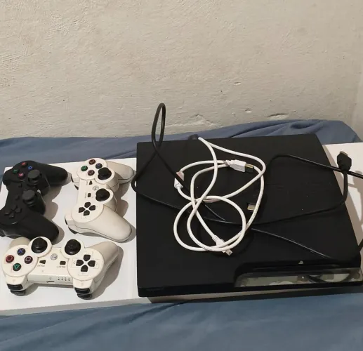 Vídeo game Ps3 Slim desbloqueado