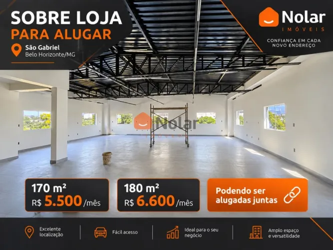 Sobre Loja para alugar no bairo São Gabriel em Belo Horizonte MG