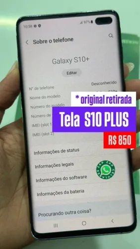 DISPLAY / TELA S10 PLUS ORIGINAL