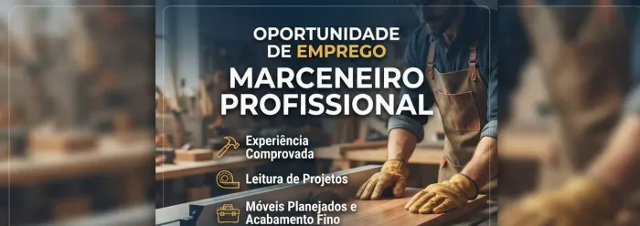 Vaga para marceneiro