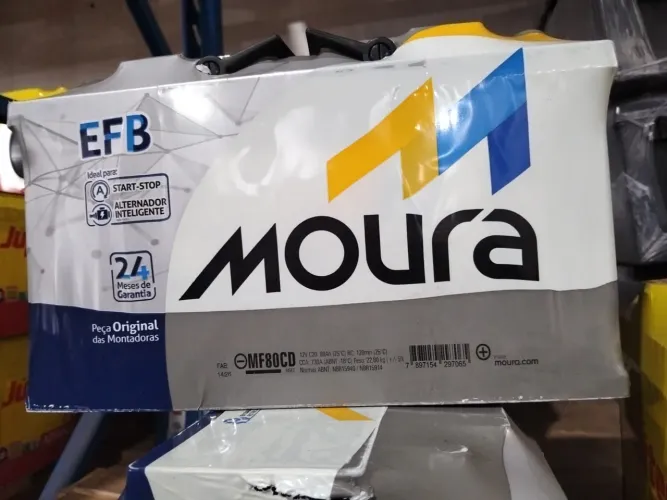 Bateria Moura EFB 80ha Start Stop
