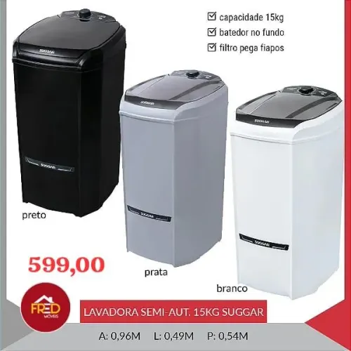 Lavadora 15kg, entrega ,super promoção