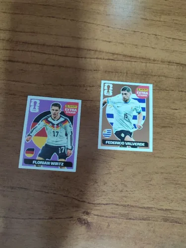 Figurinhas legends 2026. Florian wirtz e Valverde