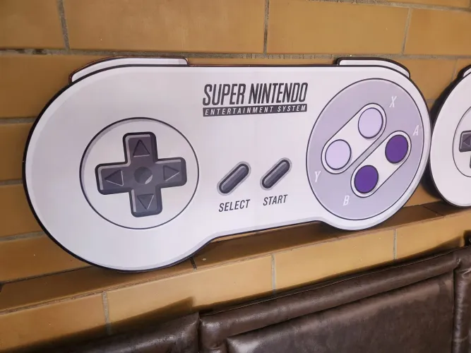 Quadro controle Super Nintendo 