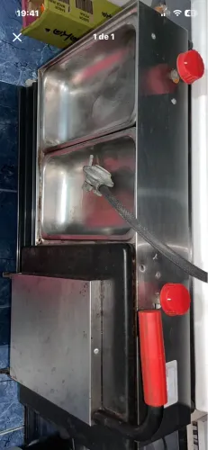 Chapa a gás faz todo tipo de lanche