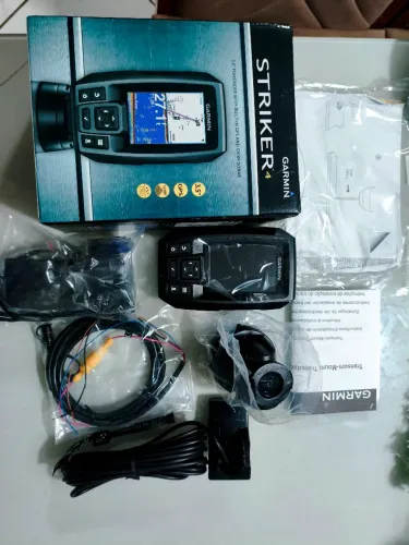 Gps Sonar Para Pesca Garmin Striker Plus 4 C/ Transducer