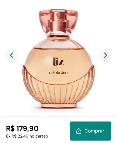 Perfume Liz tradicional novo lacrado o Boticário