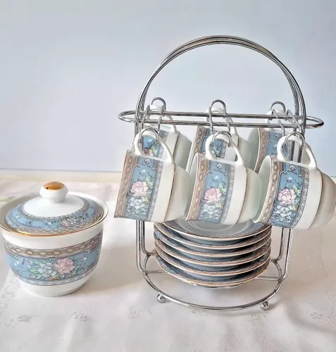 Conjunto de Café Porcelana Schmidt - Modelo Voyage