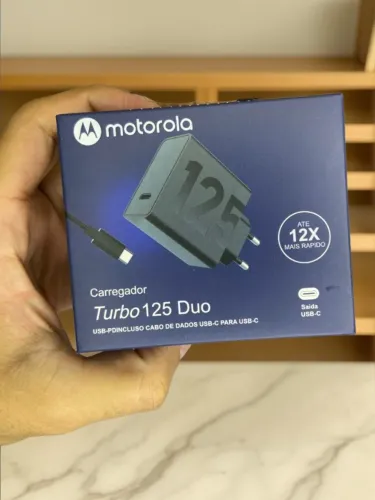 Carregador 125 Duo Motorola USB-C para USB-C 22an