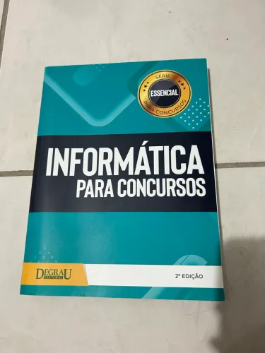 livro informática para concursos degrau cultural