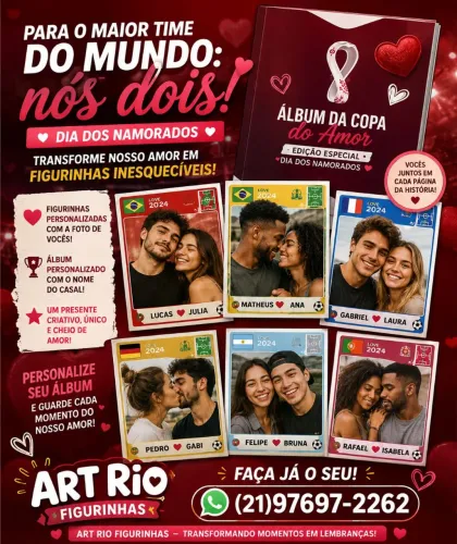 Figurinhas dia dos namorados