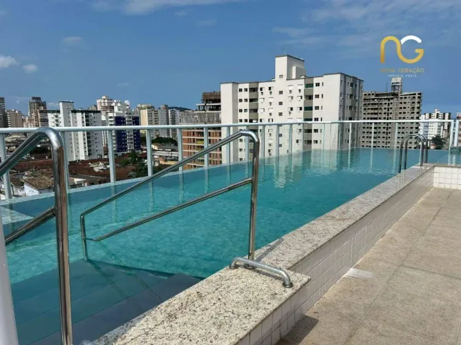 Apartamento com 2 dormitórios à venda, 53 m² por R$ 430.000,00 - Vila Guilhermina - Praia