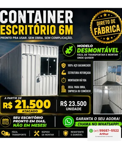 Container Escritório 6m
