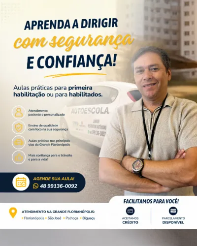 Instrutor autoescola autônomo 