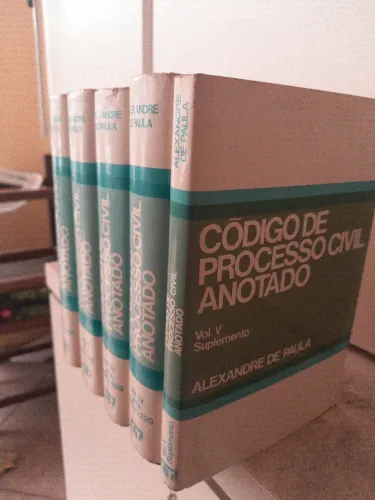 Coleção Capa Dura Código de Processo Civil Anotado 1973 **leia a descrição**