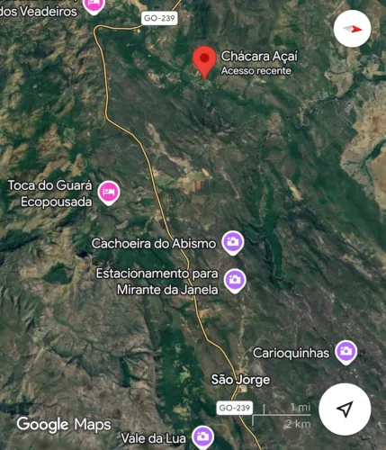 Chácara( alto paraíso, São Jorge, Colinas do sul) Na Chapa dós veadeiros