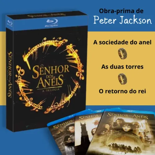 BLU-RAY TRILOGIA "SENHOR DOS ANÉIS"