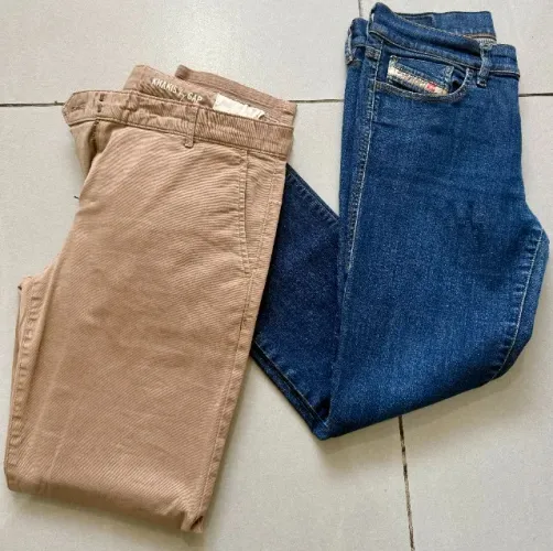 Kit calças femininas originais: Gap+Diesel - Envio em 15/06