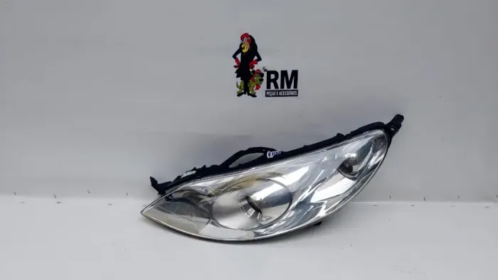 Farol Peugeot 407 2004/11 Foco Duplo Masc Cromada Original Esquerdo/motorista