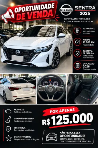 Nissan Sentra Advance 2.0 16V Aut. 2025
