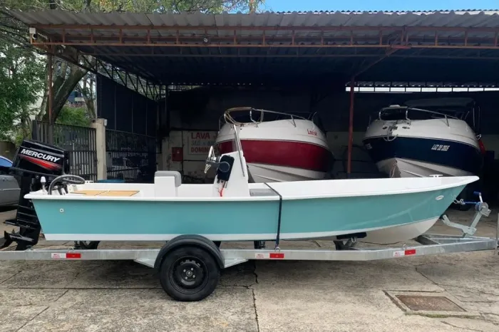Barco Pesca 16 pés - Luxo (único dono)