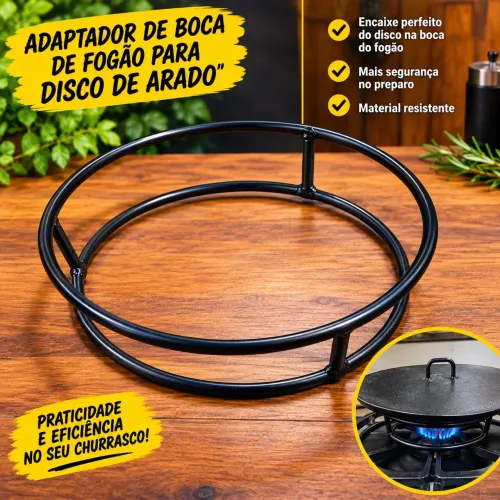 Adaptador de boca de fogao pra disco de arado