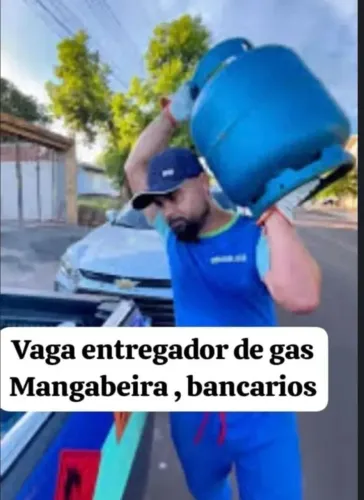 vaga entregador gás .diarias