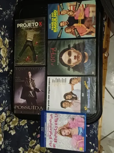 Kit de Filmes em Bluray e Dvds