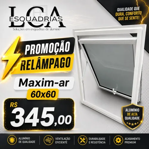Basculante Linha Suprema, 60x60 - Branco
