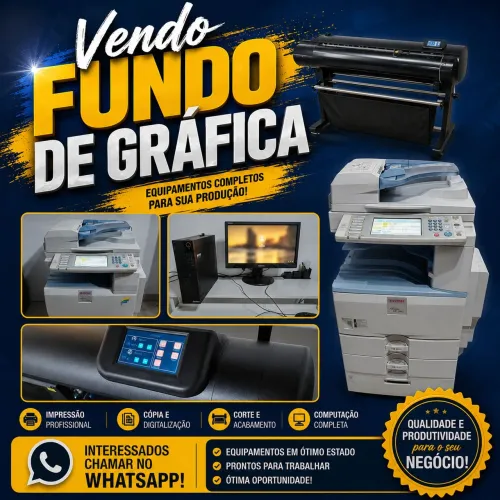 Vendo Fundo de Loja Gráfica, Papelaria ler todo o anúncio