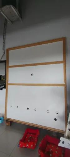 Painel de Parede em MDF na cor branca 