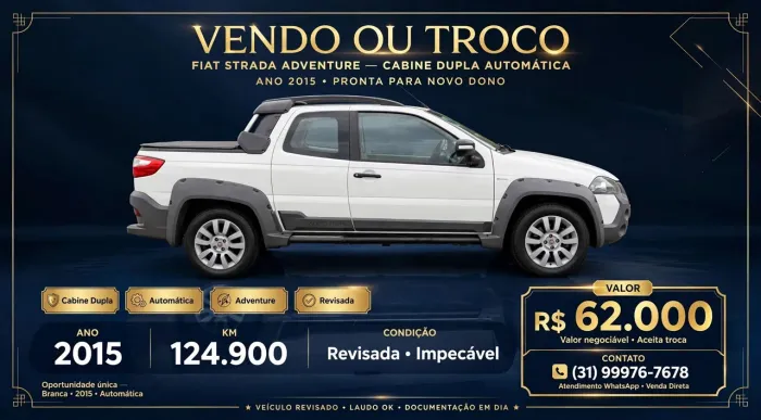 Fiat Strada Adv.1.8 16V Locker Dualo. Flex CD 2015