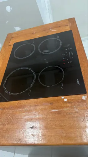 Ilha com cooktop 4 bocas