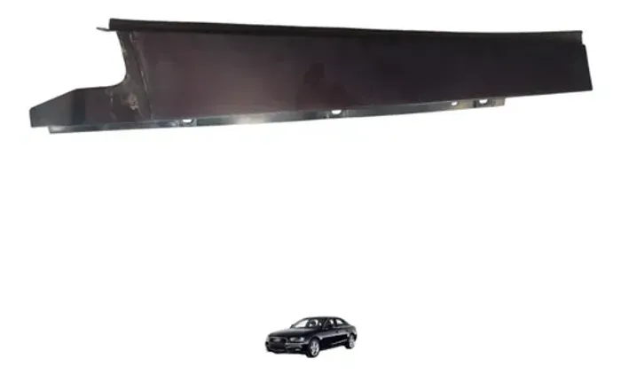 Moldura Coluna Externa Porta A4 2.0 09 16 Traseira Esquerda Preto