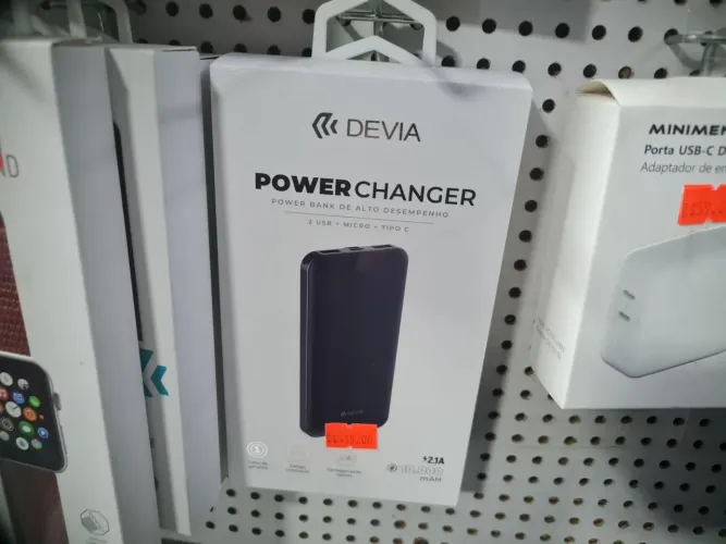 Bateria Externa Power Bank 10.000 mAh - Devia