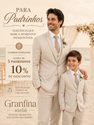 Terno slim para padrinhos 