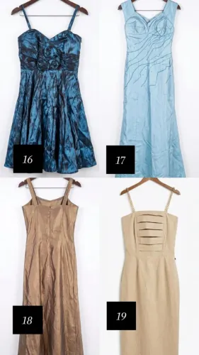 Roupas e Sapatos / Vestidos , sobretudo jeans , saia e sapato 10 reais cada / blusinhas 5