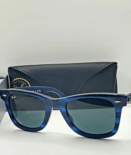Oculos de sol ray ban bio based wayfarer azul