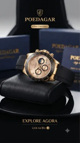 Relógio Poedagar Quartz - Novo