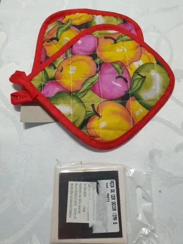 Suporte para travessas quentes e quadro para ima para geladeira