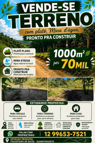 Terreno em Guaratinguetá SP