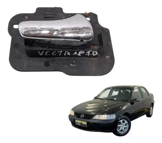 Maçaneta Interna Traseira Direita Chevrolet Vectra 1998 Preto Traseira