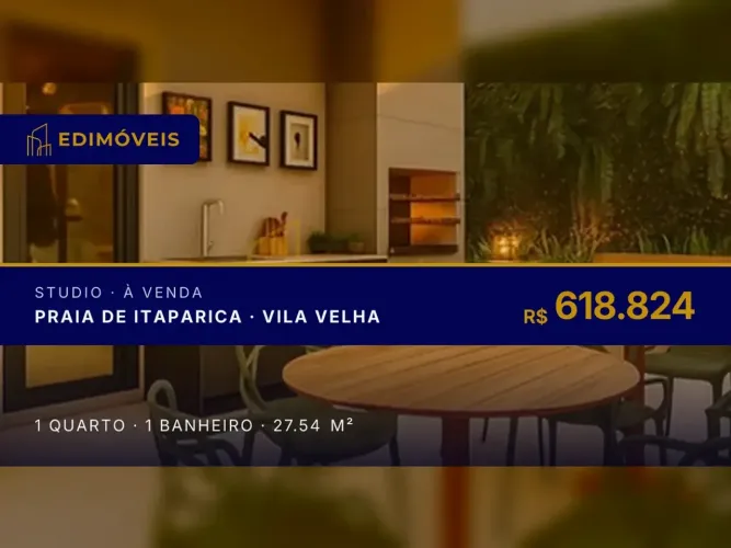 Praia de Itaparica: Studio moderno, ideal para locação e moradia